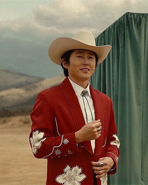 grimyfrightz shared a post on Instagram: "I'd let that ufo swallow me whole just for him sc: me song: Glock in My Lap movie: Nope". Follow their account to see 495 posts. Cowboy Prom, Cowboy Suit, Western Suit, Desert Photoshoot, Digital Wardrobe, Dapper Suits, Wedding Cocktail Party, Western Suits, Spooky Szn