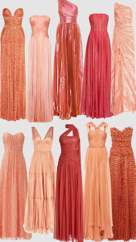 Peachy 🍑🪸 Soirée Dresses, Senior Prom Dress, Wedding Guest Inspiration, Cute Formal Dresses, Holy Matrimony, Prom Dress Inspo, Bridesmaid Dress Ideas, Prom Dress Ideas, Party Fits