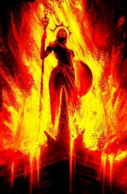 Lava Goddess Art, Powerful Goddess Art, Fire Woman Art, Fire Goddess Art, Lava Goddess, Perspective From Below, Flame Goddess, Volcano Illustration, Woman On Fire