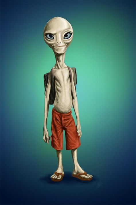 Paul by LovesTheMuffin on DeviantArt Paul The Alien, Alien Photos, Alien Drawings, Grey Alien, Alien Aesthetic, Alien Tattoo, Arte Alien, The Best Movies, Alien Concept