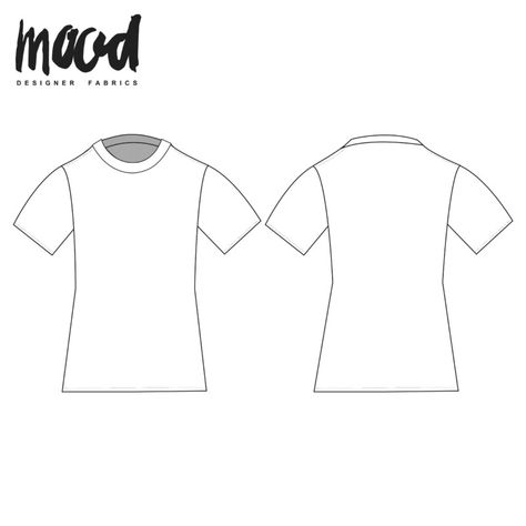 T Shirt Sewing Pattern Free, Wrap Top Sewing Pattern, Basic Shirts Pattern, Mood Patterns, Outfit Patterns, Tank Top Sewing Pattern, Crop Top Sewing Pattern, Mood Sewciety, Sewing Coat