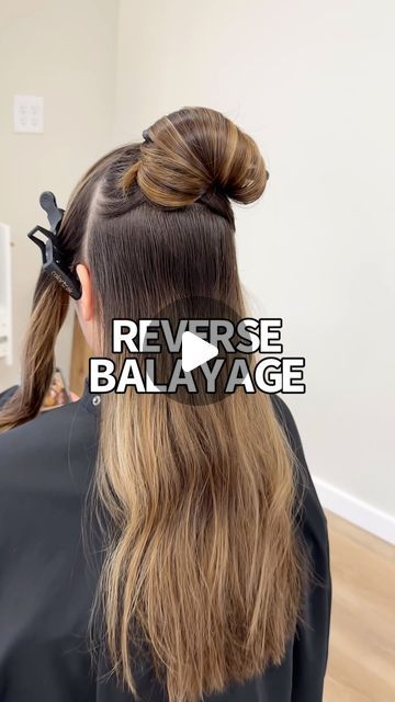 Adina Pignatare | BALAYAGE | HAIR VIDEOS | EDUCATOR | THIS WEEKEND 🚨 10/27 REVERSE BALAYAGE CLASS‼️  🔗🔗🔗 the link is in my bio to purchase tickets! If you have any questions send me a DM   This... | Instagram Blonde To Brunette With Highlights, Highlights Over Balayage, Full Balayage Before And After, Growing Out Balayage, Reverse Balyage Long Hair Brunettes, Free Hand Balayage, How To Reverse Balayage, Dark Vs Light Hair, Lowlights Before And After