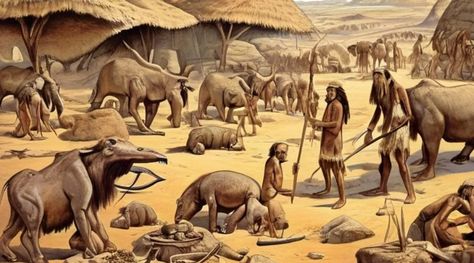 Unveiling the Secrets of the Paleolithic Era: A Journey into Prehistoric Times - NSF News and Magazine Spear Thrower, Paleolithic Diet, Paleolithic Era, Farming Techniques, Early Humans, Wooly Mammoth, Social Behavior, Small Figurines, Cave Paintings