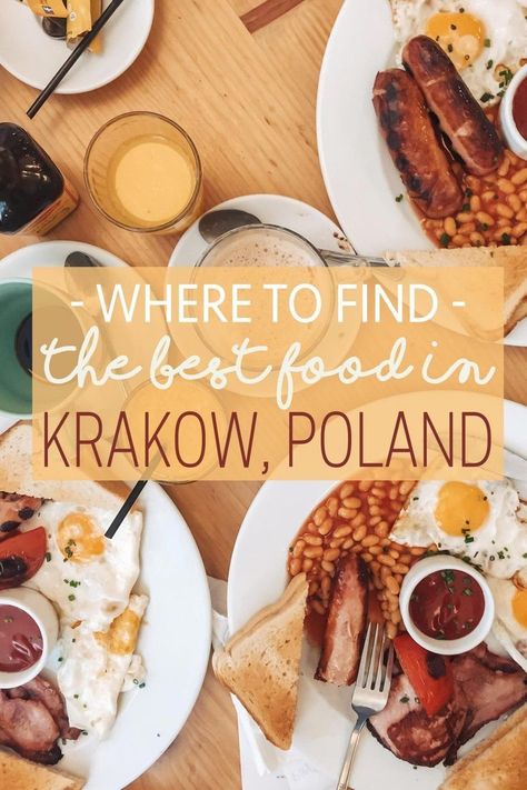 Krakow Food, Krakow Travel, Poland Food, Airplane Food, Travel Hacks Airplane, Visit Poland, Vacation Meals, Food Advice, Coffee Places