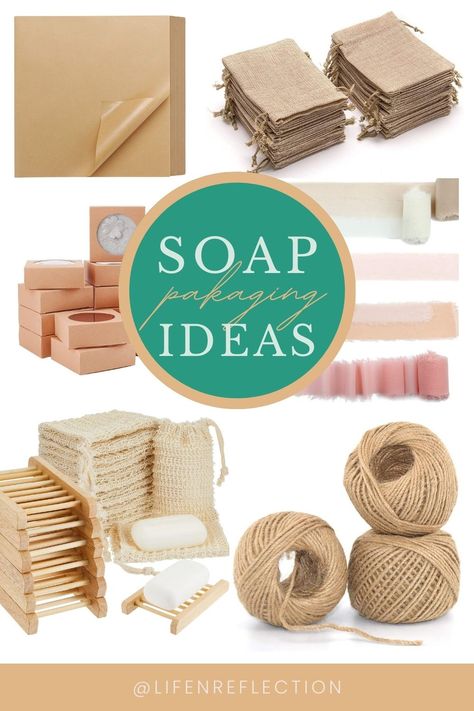 Are you a soap maker, or are you making handmade soaps for gifting? Check out these soap packaging ideas for a beautiful experience. (affiliate) Learn how I use each @lifenreflection Soap Packaging Ideas, Handmade Soap Packaging, Handmade Soap Recipes, Soap Making Recipes, Soap Supplies, Soap Ideas, Soap Maker, Soap Packaging, Packaging Ideas