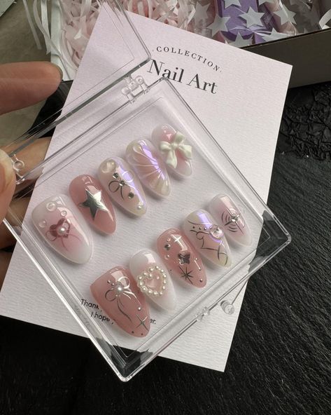 Customized Order Ready to ✈️ #nails #pressonnailsforsale #pressonnails #nailsofinstagram #press #nailsnailsnails #on #seller #nailvana #Etsy #etsysellers Press On Packaging, Press On Nails Packaging Ideas, Press On Nails Packaging, Nails Packaging, Packet Design, Business Nails, Korean Words Learning, Korean Words, Packaging Ideas