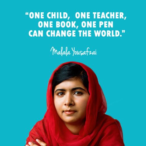 Legend Quotes, Dancer Painting, Right To Education, Feminist Icons, Malala Yousafzai, Important Quotes, Nobel Peace Prize, Genius Quotes, Go To School