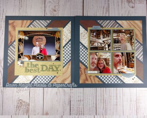 CTMH The Good Life, Jack Daniels Distillery Creative Memories Layout Ideas, Ctmh Scrapbooking Layouts, Fall Layout, Baby Boy Scrapbook Layouts, Chevron Cards, Boy Scrapbook Layouts, Ctmh Layouts, Jack Daniels Distillery, Chevron Background