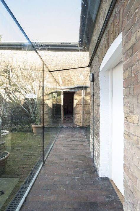 Glass Corridor Walkways, Chalet Extension, Glass Box Extension, Glass Walkway, Cottage Extension, Glass Extension, Modern Extension, Glass Room, House Extension Design