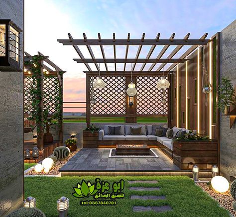 Open Terrace Ideas, Rooftop Decor, Design Decor Ideas, Rooftop Patio Design, Terraced Landscaping, Terrace Garden Ideas, House Outer Design, House Roof Design, Terrace Garden Design