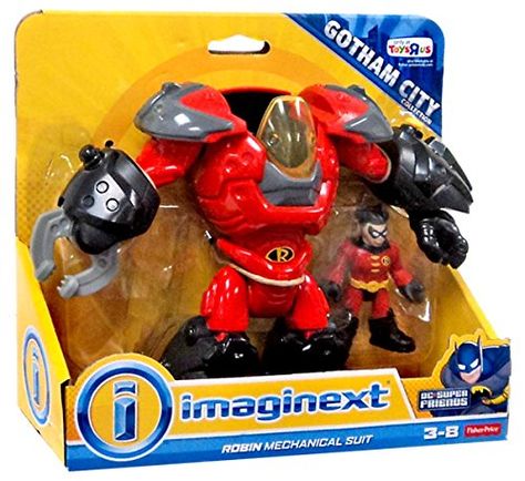 Imaginext® DC Super Friends™ Robin Mechanical Suit Robin Suit, Superhero Toys, Batman Toys, Mega Pokemon, Super Friends, Toy Ideas, Comic Book Heroes, Toys R Us