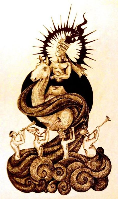 King Paimon, Theistic Satanism, Occult Tattoo, Black Magick, Propaganda Art, Occult Art, Demon Art, Mythology Art, Tarot Readings