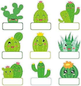 Cactus Name Tags, Desk Cubby, Classroom Back To School, Cactus Names, Cute Cactus, Leaf Clipart, Bulletin Board Decor, Student Office, Cubbies