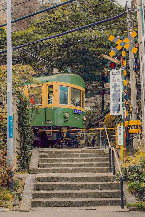 train, trains, stair, tokyo, town, japan, anime filter, aesthetic, yellow, green, cottage core, @deoksvn Cottage Core Background, Core Background, Tokyo Town, Japanese Cottage, Anime Filter, Train Wallpaper, Tokyo Aesthetic, New Nature Wallpaper, Japan Train