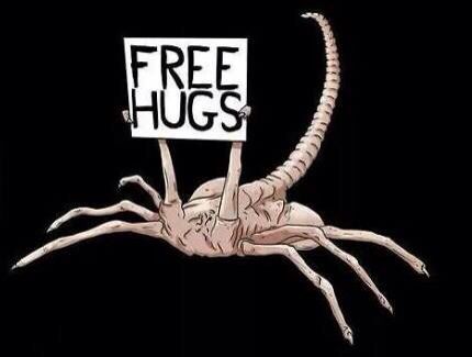 Alien face sucker free hugs Alien Isolation, Aliens Movie, Alien Vs Predator, Free Hugs, Alien Vs, A Sign, Scorpion, Random Things, Science Fiction