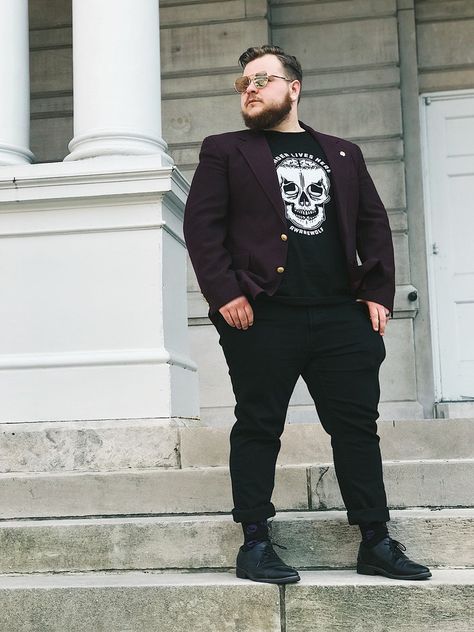 Outfits For Men Plus Size, Plus Size Men Outfits, Plus Size Man Fashion, Chubby Men Fashion, Outfits For Big Men, Mens Plus Size Fashion, Queer Style, Plus Size Mens Fashion, Outfits Male