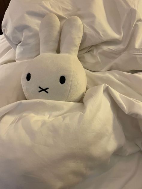 #miffy #miffycute #bedroomideas #plushies #bunny #bed #aesthetic #coquette Miffy Poster Aesthetic, Plushies Bunny, Miffy The Bunny, Miffy Icon, Miffy Plush, Bunny Bed, Bed Icon, Sleep With Me, Bed Aesthetic