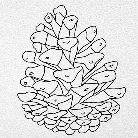 Pine cone Fine line Tattoo idea Tiny Pinecone Tattoo, Pinecone Tattoo Minimalist, Pine Cone Tattoo, Pine Cone Drawing, Pinecone Tattoo, Cone Drawing, Cone Tattoo, Floral Stencils, Crystal Tattoo