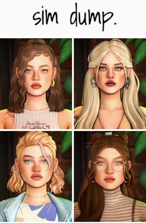 Sims 4 Cc Vilitigo Skin Patreon, Sims 4 Townie Dump, Sims 4 Cas Download, Sims 4 Cc Lookbook Maxis Match, Sims4 Sims Dump, Sims 4 Lots Patreon, Aesthetic Sims 4 Characters, Sims 4 Inspiration People, Sims 4 Story Ideas