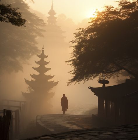 #monk #buddhism #sunset #nepal Airbending Aesthetic, Monk Dnd Aesthetic, Monk Aesthetic Dnd, Dnd Monk Aesthetic, Monk Monastery, Dragon Monk, Monk Aesthetic, Buddhism Aesthetic, Monk Temple