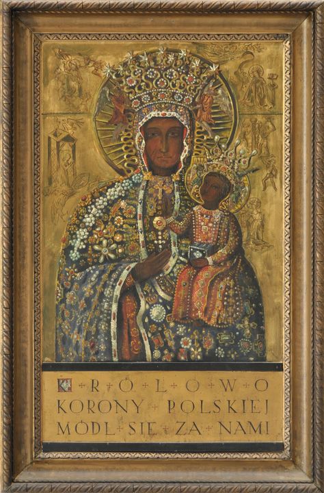 The moving story of the icon of Czestochowa de Comblessac Iconography Style, Marian Shrines, Our Lady Of Czestochowa, 1 Maccabees, Black Madonna, Faith Journal, French Village, Beautiful Tattoos For Women, Mary And Jesus