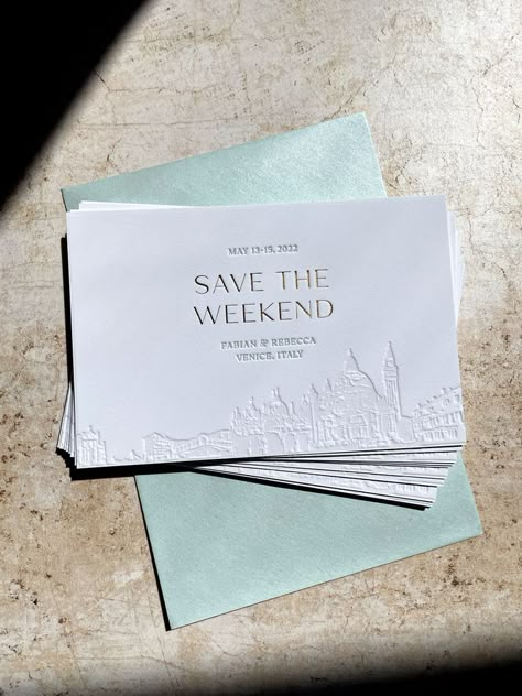 Cabo Save The Date, Save The Dates Destination Wedding, Destination Save The Date Ideas, Save The Date Italy Wedding, Debossed Wedding Invitations, Save The Date Ideas Destination Wedding, Cricut Save The Date Ideas, Save The Date Italy, Destination Wedding Save The Date Ideas