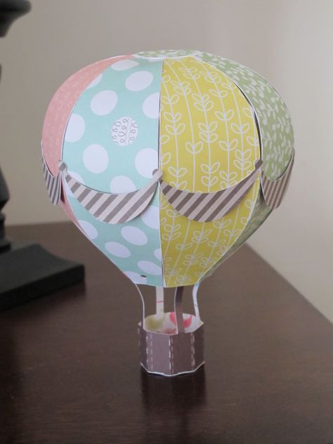 I am really loving the svg files from svgcuts.com . Here are some of the crafts and cards I made this month.  Hot... Hot Air Balloon Template, Paper Hot Air Balloon, Hot Air Balloon Craft, Diy Hot Air Balloons, Cricut Paper Crafts, Air Balloon Party, Balloon Template, Hot Air Balloon Party, April Crafts