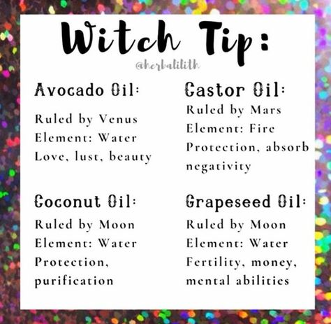 Coconut Oil Witchcraft, Castor Oil Magical Properties, Cleansing Oil Witchcraft, Protection Oil Blend, Castor Oil Witchcraft, Beauty Oil Witchcraft, Protection Oil Recipe Witchcraft, Fertility Witchcraft, Oils For Spells