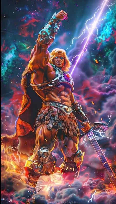 He Man Wallpaper, He Man Tattoo, He Man Artwork, Superman Live Wallpaper, He Man Battle Armor, Heman Masters Of The Universe, Gargoyles Characters, He Man Masters Of The Universe Wallpaper, Iron Man Fan Art