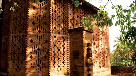 On Father’s Day, a grandson’s tribute to his grandfather, Laurie Baker | AD India | Lifestyle | Film Laurie Baker, Architectural Writing, Earth Architecture, Brick Arch, Thiruvananthapuram, Brick Architecture, Vernacular Architecture, Green Architecture, Indian Architecture