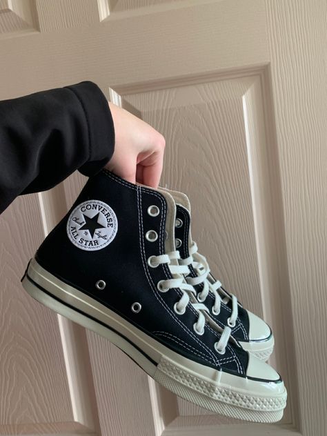 Black Chuck 70, Converse Chuck Taylor 70s, Converse Ideas, Chuck Taylor 70s, Converse Chuck 70s, 70s Converse, Chuck Taylor Black, Converse 70s, Chuck 70s