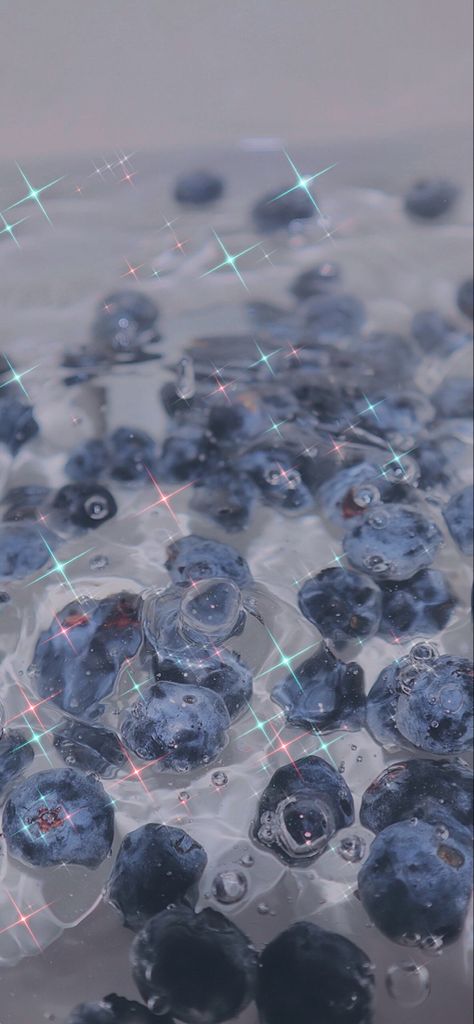 Blueberries In Ice Water Berry Aesthetic Wallpaper, Blueberry Milk Aesthetic, Ice Aesthetic Wallpaper, Fruit Widgets, Ice Wallpaper Aesthetic, Blueberry Wallpaper Aesthetic, Blueberry Aesthetic Art, Ice Water Aesthetic, Blueberry Aesthetic Wallpaper