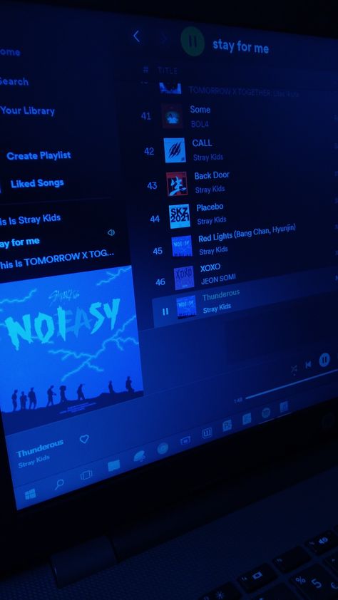 Straykids Spotify Aesthetic, Spotify On Laptop Aesthetic, Skz Spotify Aesthetic, Laptop Spotify Aesthetic, Kpop Playlist Cover Aesthetic, Kpop Spotify Aesthetic, Spotify Aesthetic Wallpaper, Pop Spotify, Kpop Stray Kids