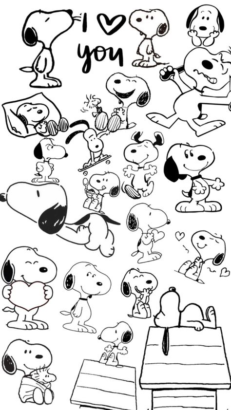 Snoopy The Dog, Snoopy Drawing, Charlie Brown Characters, Vinyle Cricut, Halloween Wood Crafts, Snoopy Images, Arte Van Gogh, Snoopy Wallpaper, Hello Kitty Coloring