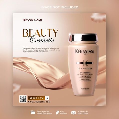 PSD beauty cosmetic perfume social media... | Premium Psd #Freepik #psd Cosmetics Ads Design, Cosmetics Social Media Design, Perfume Social Media Design, Beauty Social Media Design, Perfume Social Media, Cosmetics Social Media, Social Media Design Template, Instagram Graphic Design, Platter Ideas