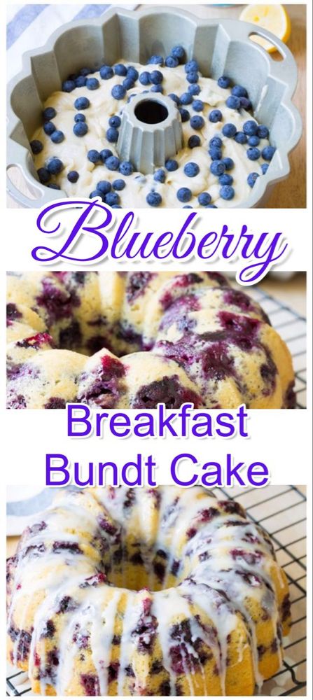 Breakfast Bundt Cake Recipes, Breakfast Bundt, Breakfast Bundt Cake, Brunch Casserole Recipes, Make Ahead Brunch Recipes, Bundt Cake Recipes, Recipes For A Crowd, Homemade Blueberry Muffins, Brunch Casserole