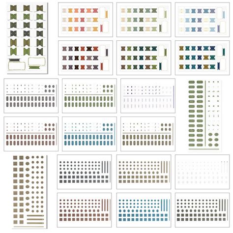 PRICES MAY VARY. 🌈Sufficient Quantity: 6 pack 120 pieces index tabs+12 pack 858 pieces journal stickers. Large quantity makes it a great value ✨Material and Multiple Colors: Index labels are made of fabric texture with foil stamping for an elegant look. The stickers are made of waterproof and durable PVC material that is easy to remove. The index stickers come in Morandi colors in vintage and light styles, perfect for students and stationery lovers who love colorful accessories 🍀Unique Design: Annotating Books, Reading Notes, School Supply Labels, Book Catalogue, Colorful Accessories, Foil Stamping, Retro Color, Journal Stickers, Study Notes