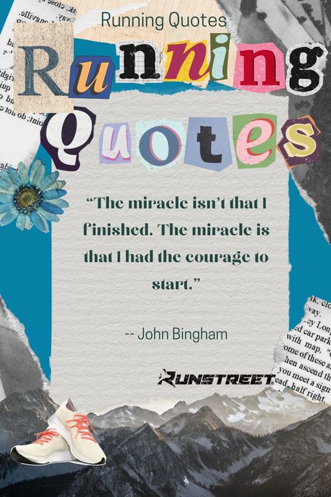 Running Quotes - Motivational Quotes to Run More. Check out the 50 best running quotes and get inspired for your running training. Whether you're training for a 5K race, a half marathon, marathon, or ultra marathon, these running quotes will motivate you to run.  #runningquotes #runningmotivation #runninggoals Inspirational Running Quotes Motivation, Track Quotes Inspirational, Running Motivation Quotes Inspiration, Marathon Training Quotes, Half Marathon Motivation, Marathon Inspiration, Best Running Gear, Inspirational Running Quotes, Running A Mile