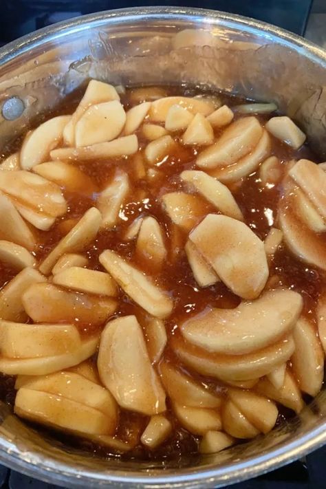 Homemade Apple Pie Filling Recipe (Canning & Freezer Directions) Apple Pie Filling Recipes Instapot, Homemade Apple Pie Filling Freezer, How To Freeze Apple Pie Filling, Freezer Apple Pie Filling Recipes, Freezing Apple Pie Filling, Apple Pie Filling Freezer Recipe, Freezer Apple Pie, Freezing Apple Pie, Freezer Apple Pie Filling