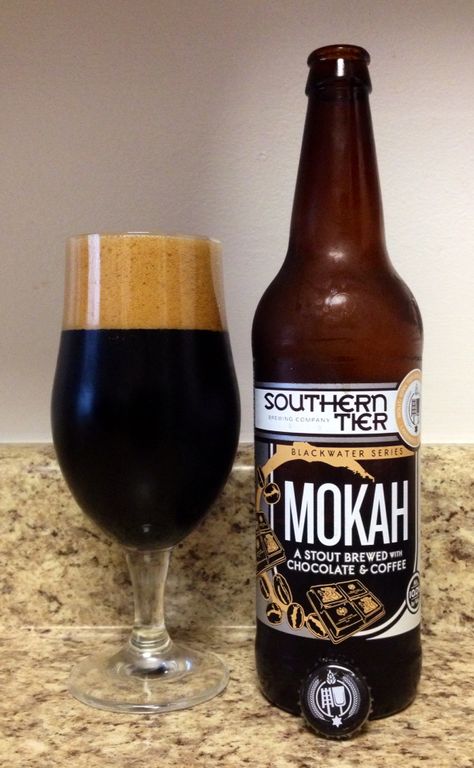 Southern Tier - Mokah Southern Comfort Whiskey, Perfect Southern Sweet Tea, Southern Tier, Making Beer, Beer Collection, Beers Of The World, Dark Beer, Craft Brewing, Beer Packaging