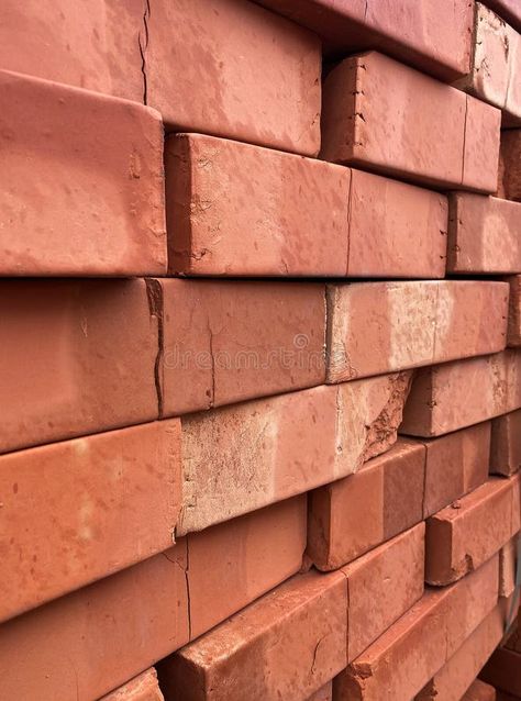 Stacked red clay bricks for construction royalty free stock photography Brick Photography, Red Clay Bricks, Infrastructure Architecture, Clay Bricks, Brick Construction, Red Clay, Stock Photography Free, Stock Photography, Close Up