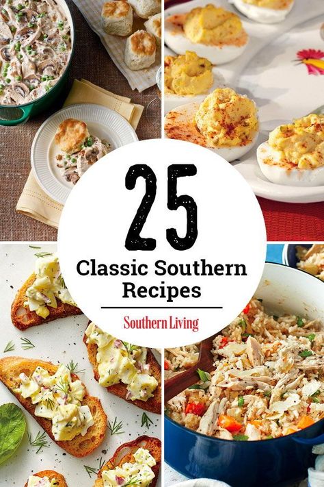 Period Comfort, Purewow Recipes, Southern Living Recipes, Southern Cooking Recipes, Classic Southern Recipes, Southern Dinner, American Dinner, Southern Recipes Soul Food, Southern Dishes