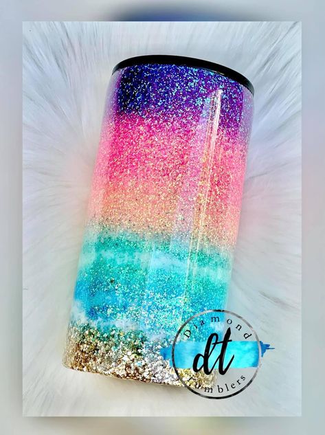 Sunset Tumbler, Tumbler Design Ideas, Koozie Ideas, Cup Inspiration, Cricut Cups, Tea Crafts, Orange California, Easter Tumblers, Epoxy Cups