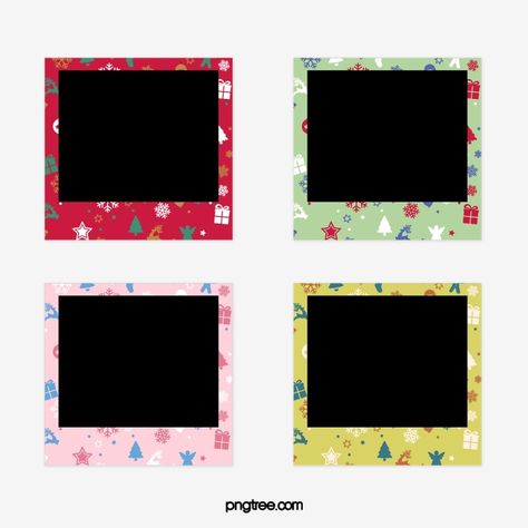 cartoon,lovely,christmas,polaroid,color,hand painted,photo frame,photographic paper,frame,photo composition Christmas Border Design, Polaroid Christmas, Christmas Polaroid, Marco Polaroid, Painted Photo Frames, Collage Photo Frame Design, Polaroid Template, Paper Border, Diy Photo Frames