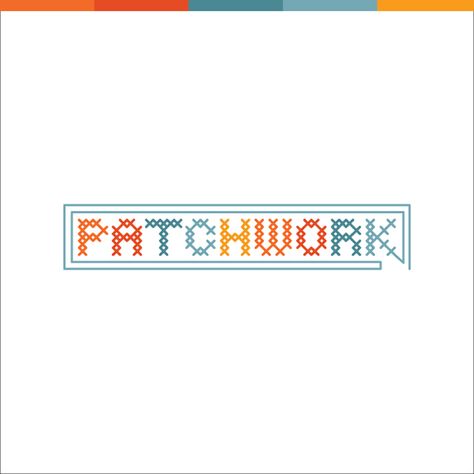 Logo design concept for Patchwork — a novel-series blog. Patchwork Logo, Logo Design Concept, Typography Inspiration, Design Concept, Logo Inspiration, Concept Design, Typography, Logo Design, Packaging