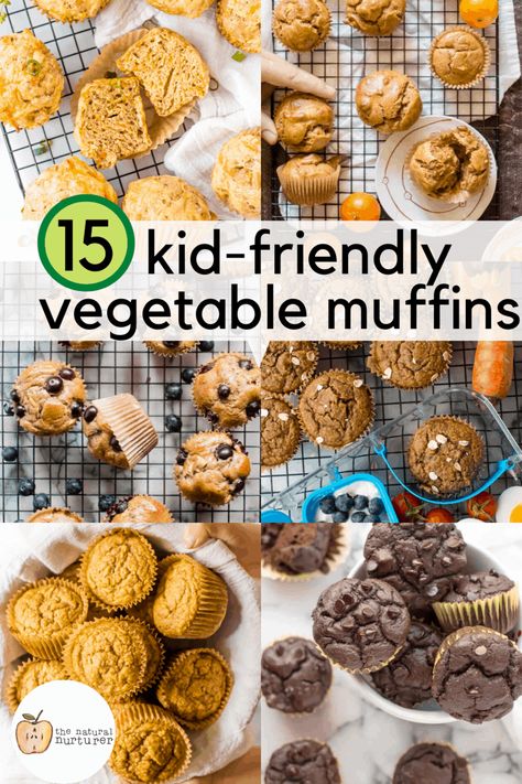 These healthy vegetable muffin recipes for kids are amazing for the whole family! A delicious and healthy breakfast, these muffins are going make mornings healthy, easy and delicious! Kid Muffins, Healthy Muffins For Kids, Sweet Potato Peanut Butter, Vegetable Muffins, Delicious Healthy Breakfast, Toddler Muffins, Veggie Muffins, Muffins Healthy, Sweet Potato Muffins