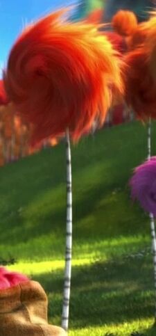 Truffula Tree | Dr. Seuss Wiki | Fandom Dr Seuss Trees, Lorax Trees, Truffula Tree, Truffula Trees, Dr Seuss Activities, Horton Hears A Who, The Lorax, Camping Theme, Red Orange Yellow