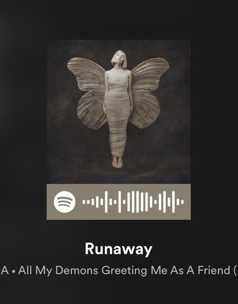 Runaway By Aurora, Runaway Song, Dream Sleepover, Runaway Aurora, Aurora Runaway, Spotify Codes, English Music, Running Songs, Music Collage