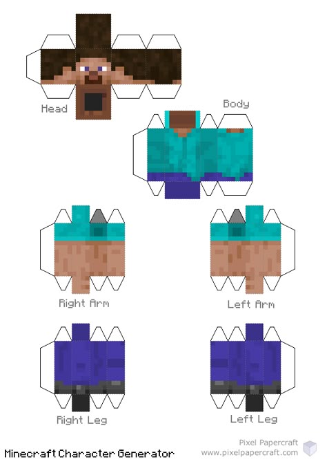 Steve And Alex Minecraft, Alex Minecraft, Papercraft Minecraft Skin, Minecraft Wither, Minecraft Skins Boy, Minecraft Papercraft, Minecraft Dungeons, Minecraft Blocks, Minecraft Steve