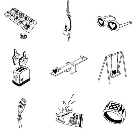 Toaster Tattoo, Geometric Line Tattoo, Phrase Tattoos, Flash Sheet, Getting A Tattoo, Doodle Ideas, Weird Tattoos, Traditional Tattoo Design, Tattoo Portfolio